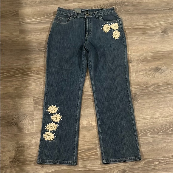 bill blass Denim - Vintage Y2K Embroidered Jeans Blassport